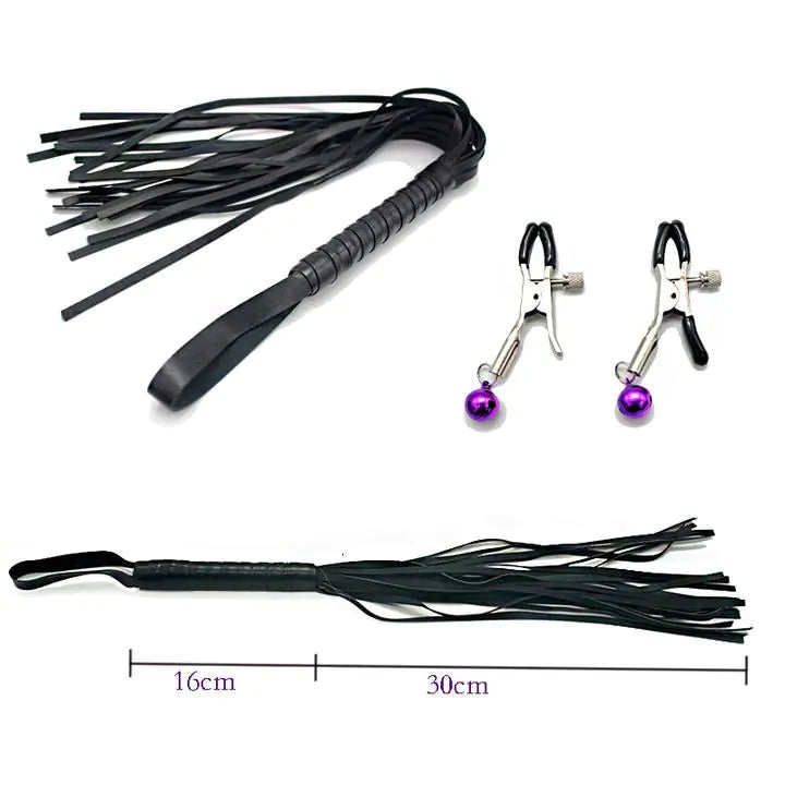 10-Piece Plush Strap Teasing Toy Set